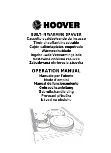 Manual Hoover HPWD 140/2 X Warming Drawer