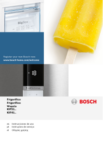 Manual de uso Bosch KIF51AD30 Refrigerador