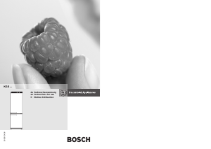 Bedienungsanleitung Bosch KGS43123FF Kühl-gefrierkombination