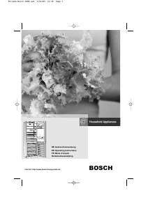 Handleiding Bosch KGP39320FF Koel-vries combinatie