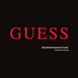 Bedienungsanleitung Guess W0040G6 Iconic Armbanduhr