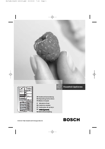Manual Bosch KGS36X01FF Frigorífico combinado