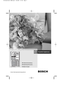 Bruksanvisning Bosch KGS33310FF Kyl-frys