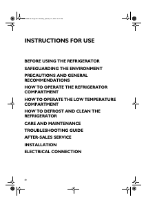 Manual Whirlpool ARC 1571 Refrigerator