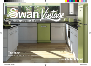 Manual Swan ST17020PN Toaster