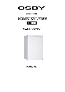 Bruksanvisning OSBY KS85FV Kylskåp