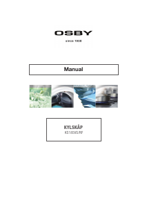 Bruksanvisning OSBY KS185RFS Kylskåp