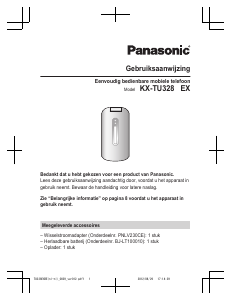 Handleiding Panasonic KX-TU328EXBE Mobiele telefoon