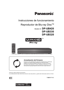 Manual de uso Panasonic DP-UB420EG Reproductor de blu-ray