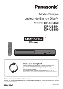 Mode d’emploi Panasonic DP-UB154EF Lecteur de blu-ray