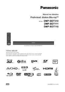 Návod Panasonic DMP-BDT110EG Blu-ray prehrávač