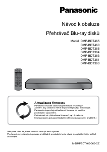 Manuál Panasonic DMP-BDT364 Přehrávač Blu-ray