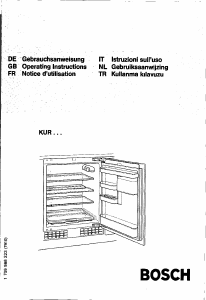 Handleiding Bosch KUR1506 Koelkast