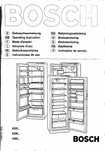 Manual Bosch KDR3770 Refrigerator