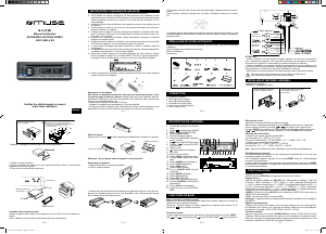 Mode d’emploi Muse M-1010 MR Autoradio