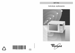 Instrukcja Whirlpool MT 743/WH Kuchenka mikrofalowa