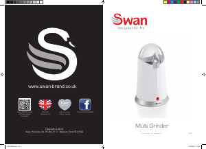 Bruksanvisning Swan SP15020N Kaffekvarn