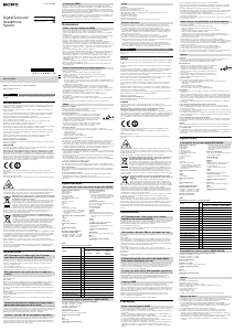 Manual de uso Sony MDR-HW700DS Auriculares