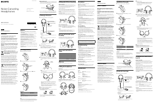 Handleiding Sony MDR-NC200D Koptelefoon