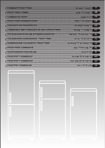 Manuale Hoover HCN 4580 Frigorifero-congelatore