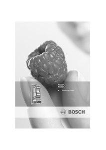 Manuale Bosch FIN24P30 Frigorifero
