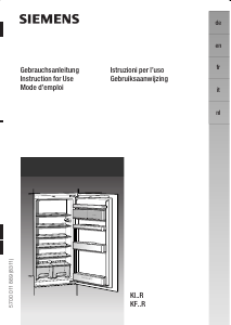 Manual Bosch KFL16451 Refrigerator