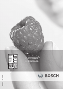 Manual Bosch KIF27A50 Refrigerator