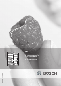 Manuale Bosch KIR20A21 Frigorifero