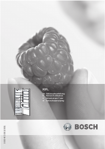 Manuale Bosch KIR38A50 Frigorifero