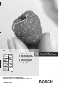 Bedienungsanleitung Bosch KIR32441FF Kühlschrank