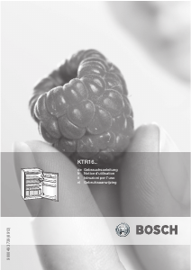 Manuale Bosch KTR16P22 Frigorifero