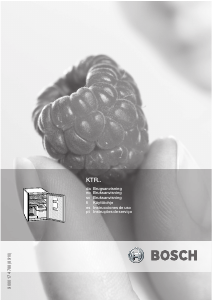 Manual de uso Bosch KTR18P50 Refrigerador