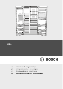 Manual Bosch KAD62A70 Frigorífico combinado