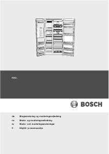 Bruksanvisning Bosch KAD62S21 Kyl-frys