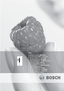 Manual de uso Bosch KAN58P90 Frigorífico combinado