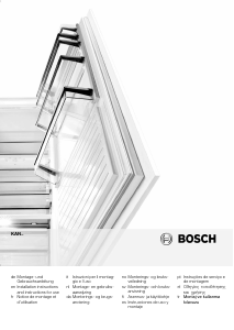 Manual Bosch KAN58P95 Frigorífico combinado