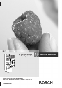 Handleiding Bosch KDF32421 Koel-vries combinatie