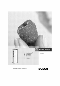 Bruksanvisning Bosch KDV29X00 Kyl-frys
