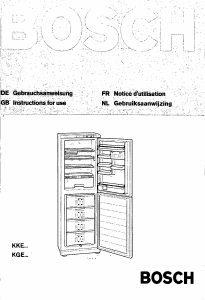 Handleiding Bosch KGE3001 Koel-vries combinatie