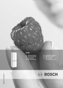 Руководство Bosch KGN36A90 Холодильник с морозильной камерой