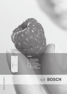 Käyttöohje Bosch KGN36S50 Jääkaappipakastin