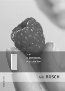 Manual de uso Bosch KGN36S57 Frigorífico combinado