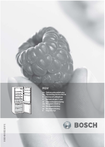 Käyttöohje Bosch KGV28V00 Jääkaappipakastin
