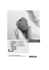 Manual Bosch KGX28M20 Frigorífico combinado