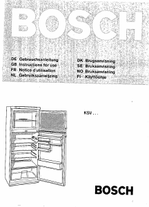 Bruksanvisning Bosch KSV2905 Kyl-frys