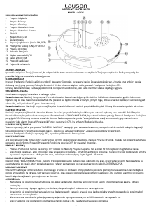 Instrukcja Lauson RC125 Radiobudzik