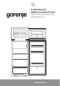 Bedienungsanleitung Gorenje RFI4151P1 Kühl-gefrierkombination