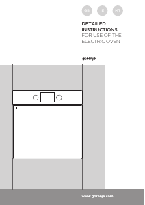 Bruksanvisning Gorenje BA737EXUK Ugn