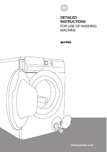Handleiding Gorenje WA843S Wasmachine