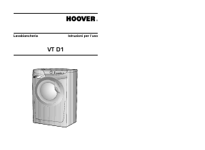 Manuale Hoover VT 810D11S/1-17 Lavatrice